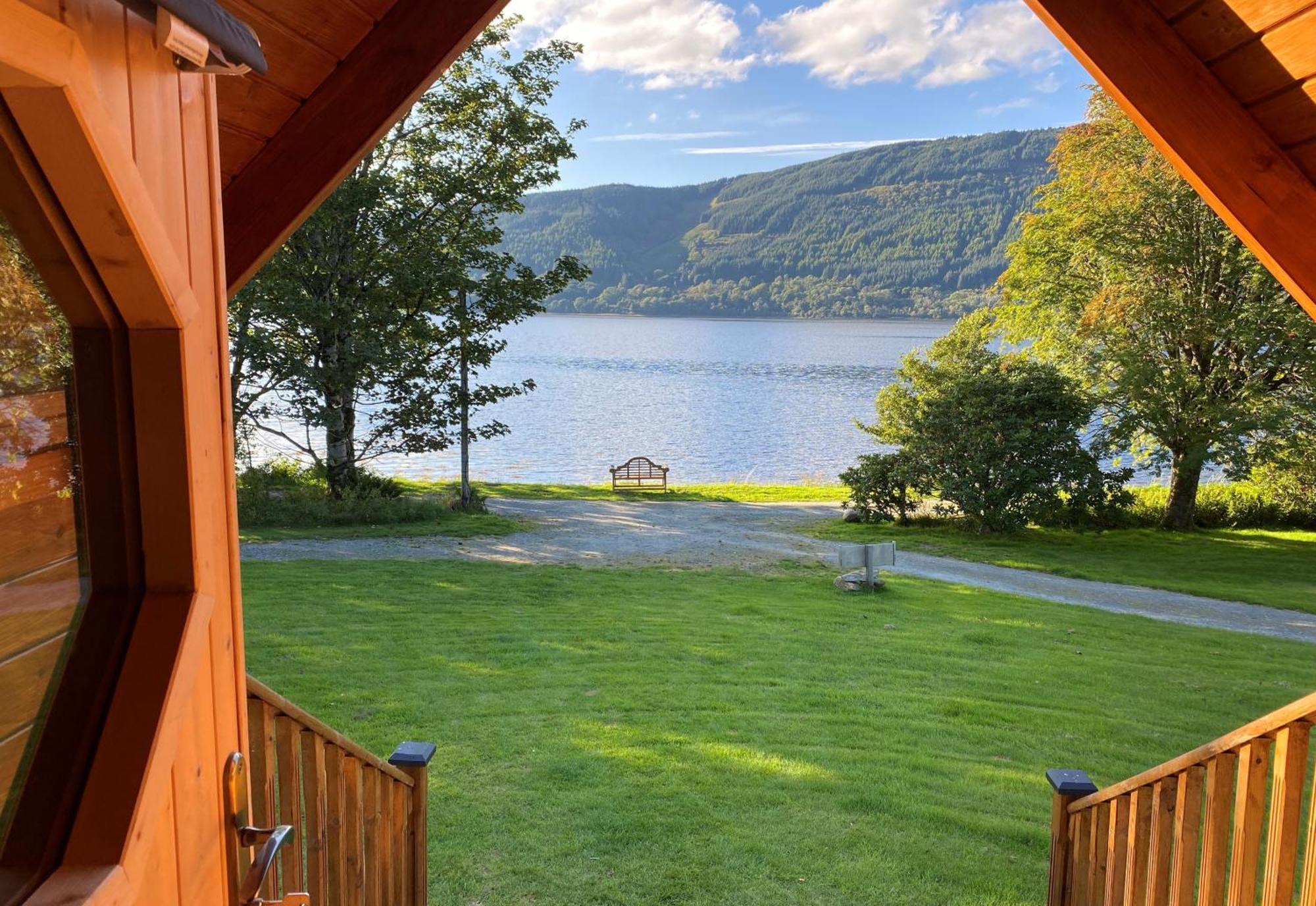 Seal Point Cabin - Luxury Glamping Cairndow Esterno foto